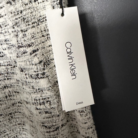 Calvin Klein White and Gray Mini Dress - Picture 9 of 13